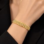 دستبند طلا طرح رولکس